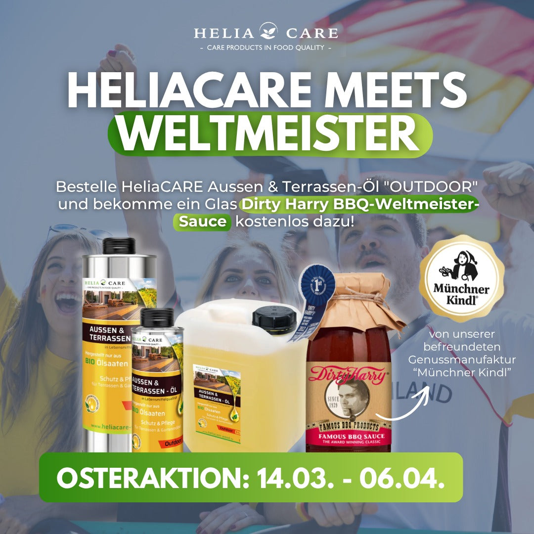HeliaCARE Aussen & Terrassen – Öl "OUTDOOR"