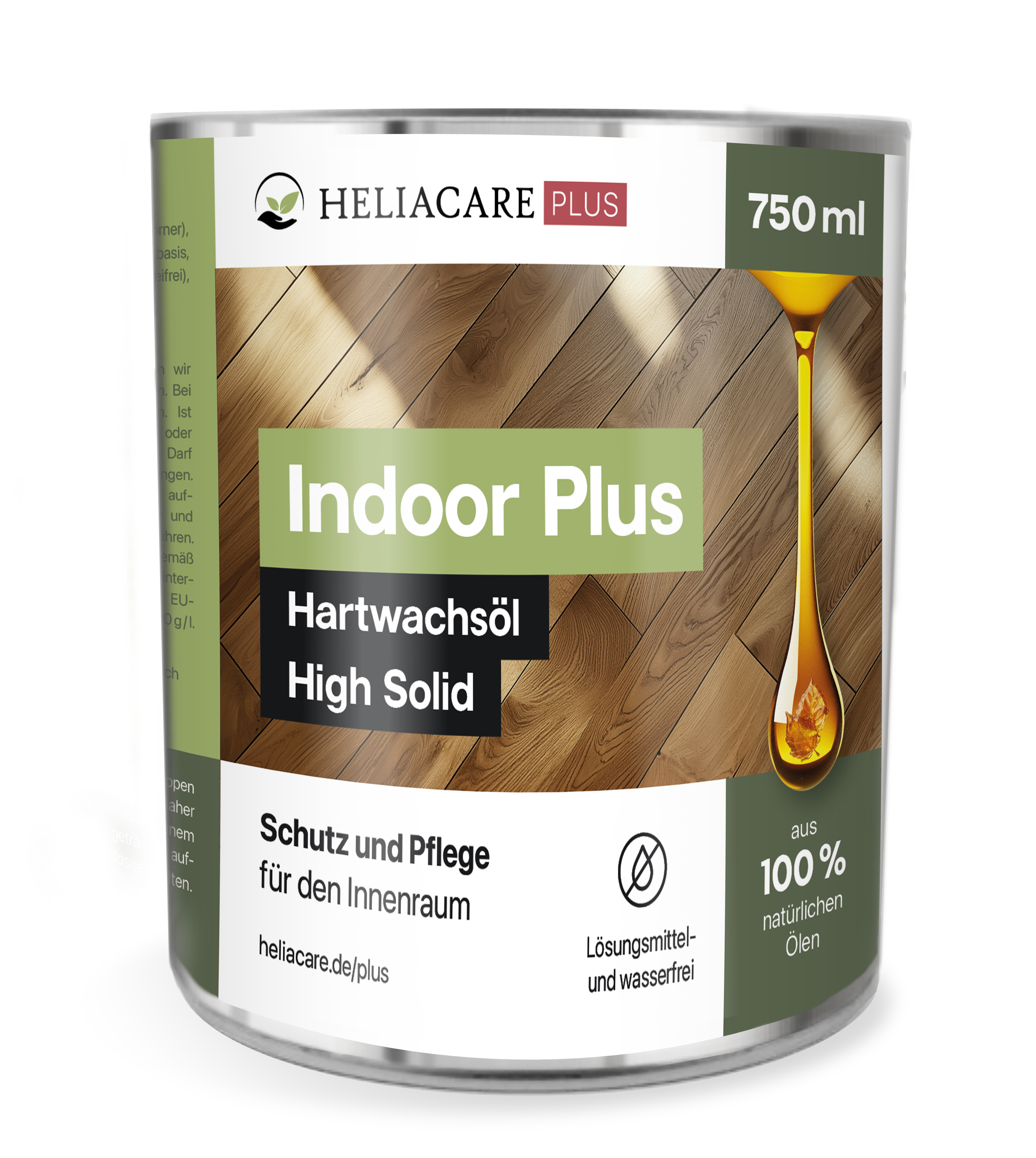 HeliaCARE INDOOR.plus  BIO Hartwachsöl "High Solid" auch für gewerblichen Einsatz